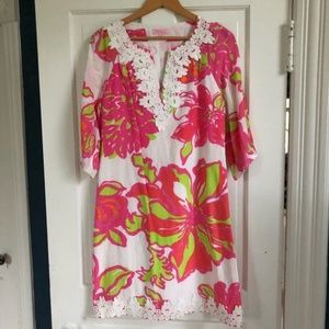 Lilly Pulitzer 100% Silk Dress w/Embellishments, 2